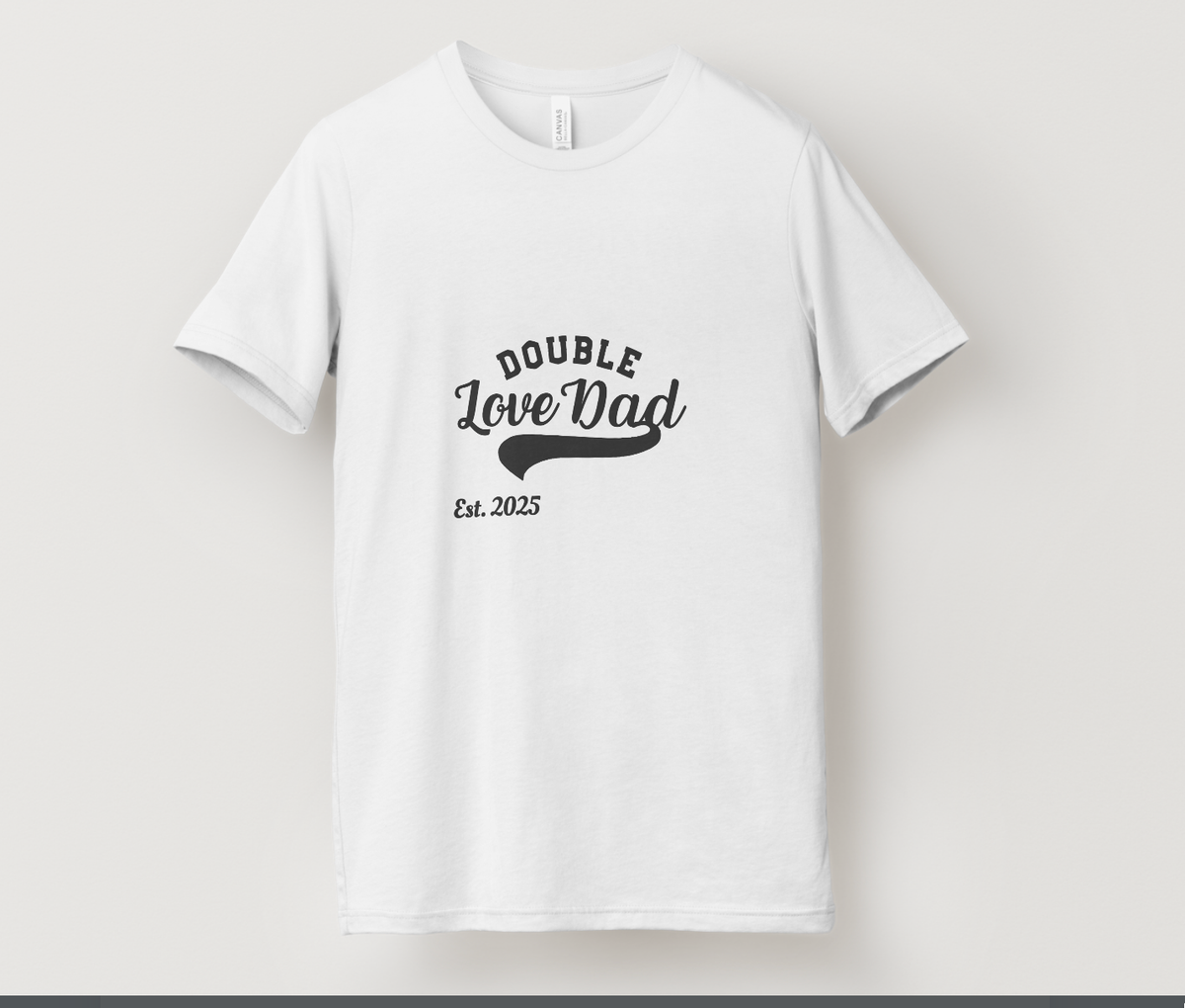 Double Love Dad - White