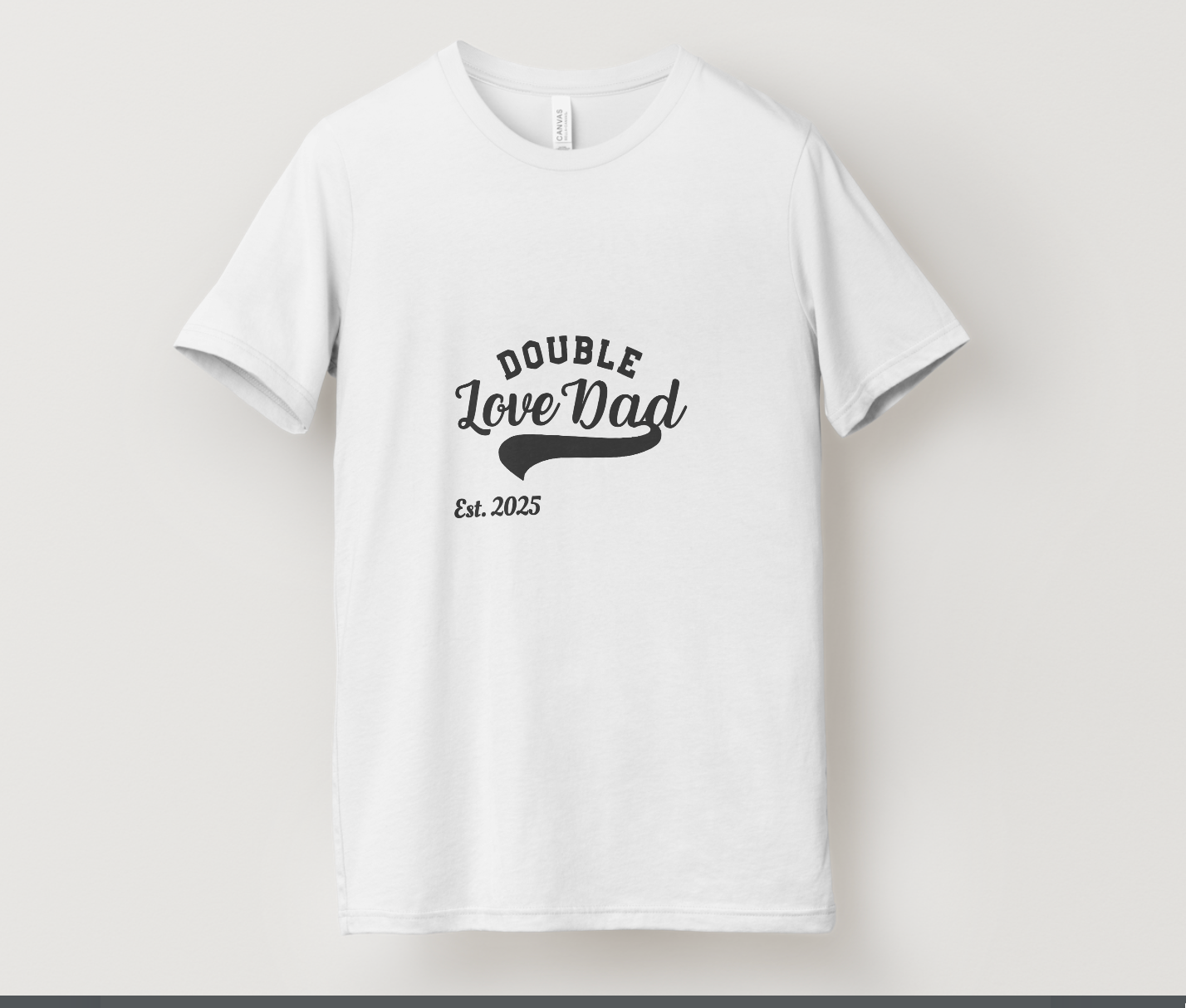 Double Love Dad - White