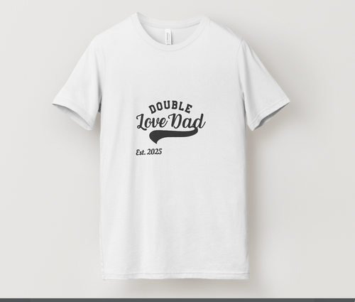 Double Love Dad - White